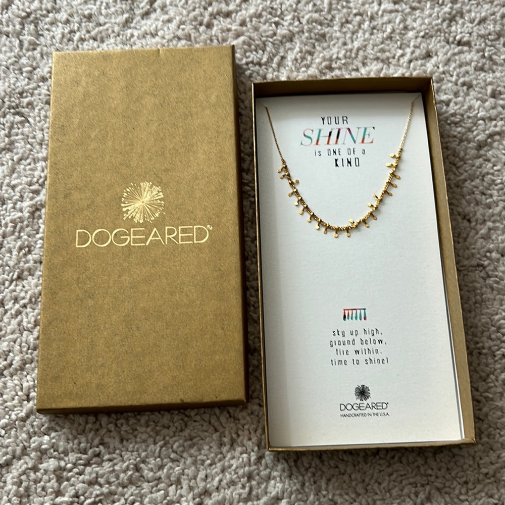 Dogeared Gold Necklace
